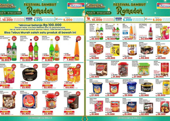 Banjir Diskon! Promo Indomaret Spesial Ramadan, Khong Guan, Monde, dan Marjan Termurah