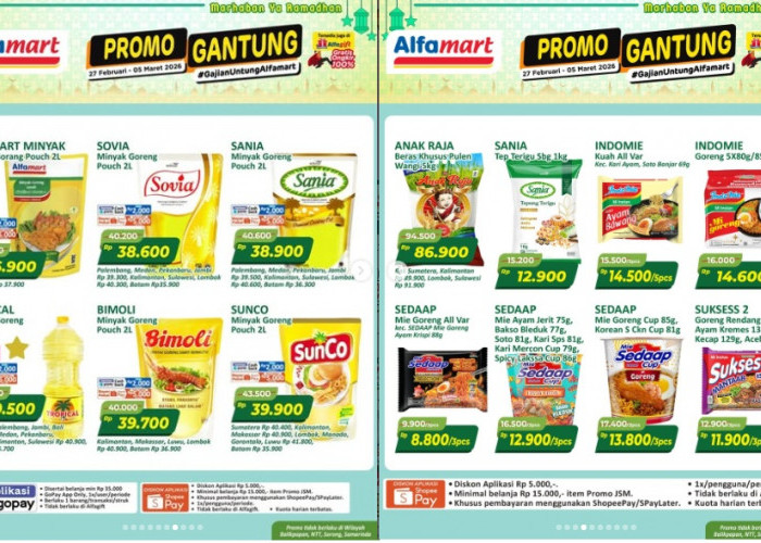 Promo Gantung! Susu hingga Kebutuhan Dapur Diskon di Alfamart Minggu Ini Periode 27 Februari - 5 Maret 2026