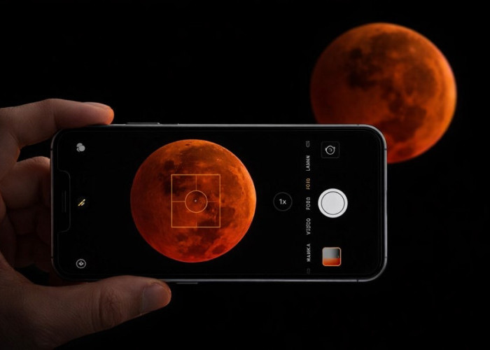 Cara Melihat Gerhana Bulan Total dan Tips Memotretnya Pakai HP, Jangan Sampai Terlewat!
