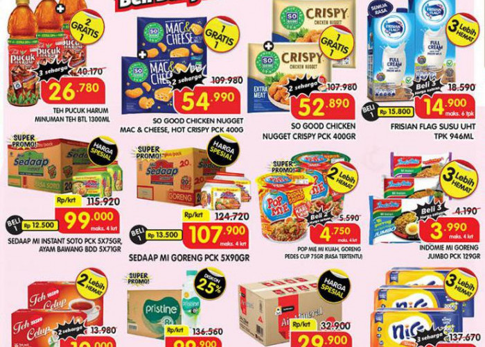 Belanja Irit dengan Promo Superindo Minggu Ini 13-15 Maret 2026: Nugget & Sosis Diskon Hingga 50%!