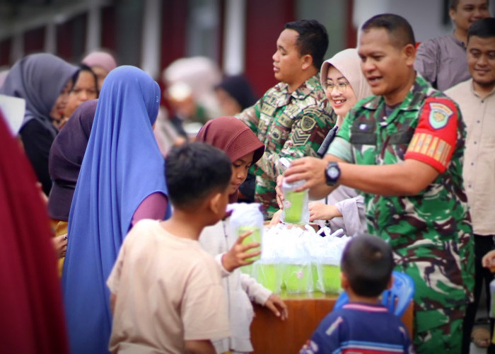 GPM Koramil Cilimus, Bantu Ringankan Beban Warga Jelang Lebaran