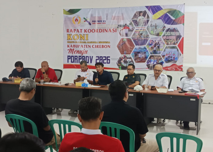 Targetkan 27 Emas di Porprov 2026, KONI Kabupaten Cirebon Perkuat Sinergi dan Tata Kelola Organisasi