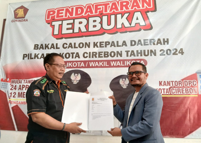 Bawa Visi Nasional ke Kota Cirebon, Furqon Nurzaman Mendaftar ke Gerindra