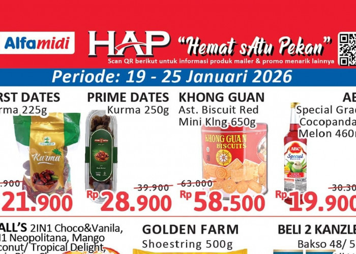 Promo JSM Alfamidi Periode 21-15 Januari 2026: Beras Premium Cuma Rp 70.000