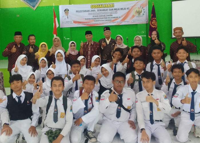 DHN BPK 45 Kabupaten Cirebon Bekali Pelajar dengan Jiwa, Semangat dan Nilai-Nilai 45
