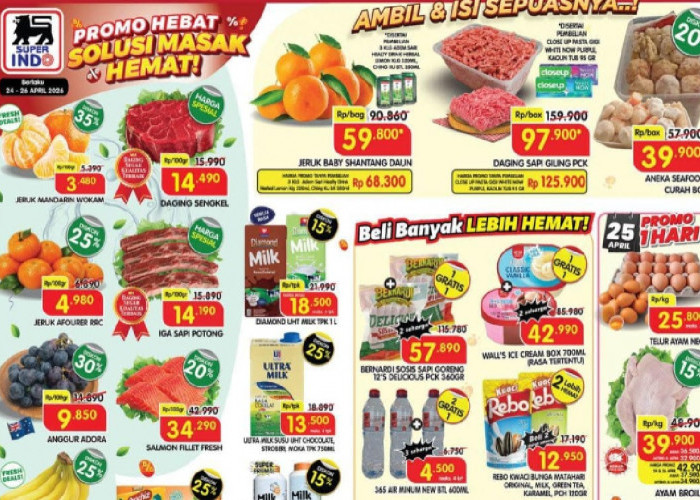Promo JSM Superindo Periode 24-26 April 2026: Diskon Fresh Deals 35% 
