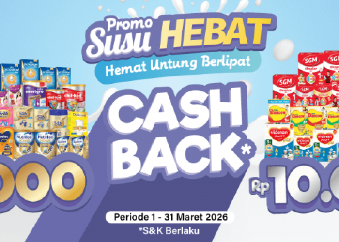 Penuhi Nutrisi Si Kecil Makin Untung Pakai Promo Susu Hemat Untung Belipat Alfamart. 