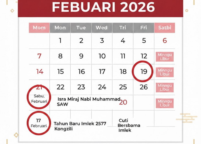 Libur di Bulan Februari 2026 Ternyata Banyak! Cek Rekomendasi Destinasi dan Jadwalnya