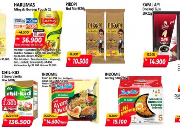 Kopi, Minyak, Mie, dan Popok Jadi Murah Pada Promo Alfamart Hari Ini, Berlaku Periode JSM 16-18 Januari 2026