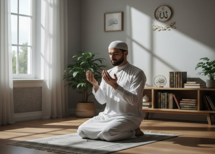 Tata Cara Shalat Tarawih 11 Rakaat 4-4-3 Sendiri Lengkap dengan Bacaan Niat