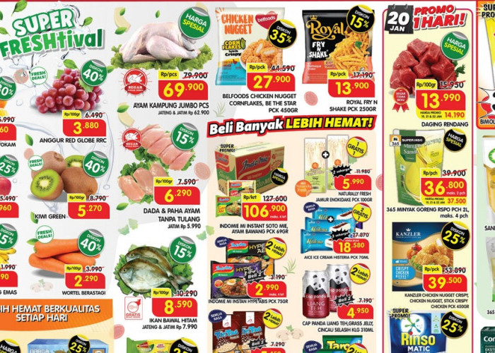 Minyak Goreng hingga Daging dan Ayam, Promo JSM Superindo Terbaru Periode 19 - 22 Januari 2026