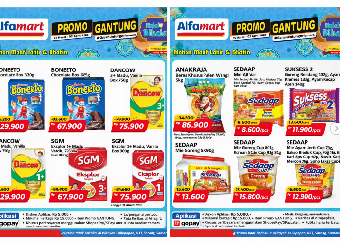 Promo Gantung Alfamart Terbaru: Belanja Hemat Mulai Rp7.500 & Ekstra Diskon ShopeePay!