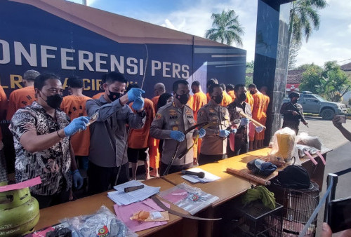 Dua Pekan, Polresta Cirebon Amankan 17 Tersangka