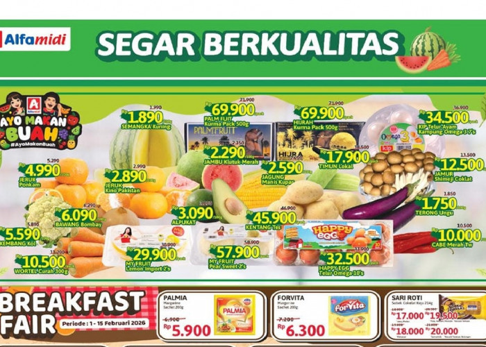 Promo Alfamidi Jelang Ramadhan Periode 8-15 Februari 2026: Dapatkan Cashback Senilai Rp 35 Ribu
