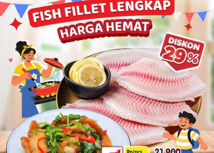 Promo Superindo Akhir Pekan Spesial Kemerdekaan: Dori Fillet Diskon 29% Cuma Rp12.500!