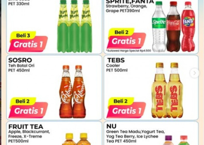 Lebaran Mudik Asyik! Manfaatkan Promo Terbaru Alfamart Periode 19 - 29 Maret 2026, Produk Beli 2 Gratis 1