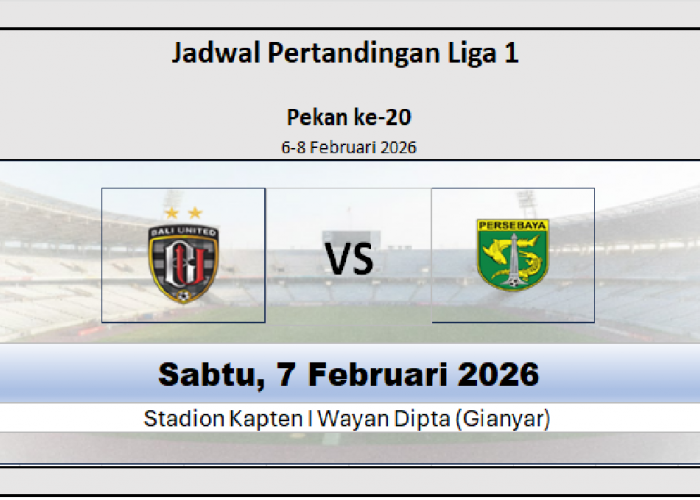Jadwal Pertandingan Bali United vs Persebaya, Serdadu Tridatu Unggul dari Segi Head-to-Head