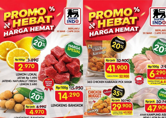 Promo Superindo 31 Maret 2026: Diskon Daging Segar dan Frozen Food hingga 35%!