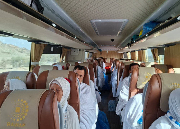 Jamaah Haji Kloter KJT 06 Majalengka Bertolak dari Madinah Menuju Mekkah
