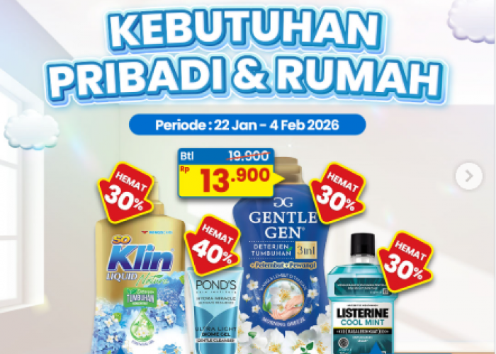Mulai Hari Ini! Promo JSM Indomaret 22 Januari–4 Februari 2026