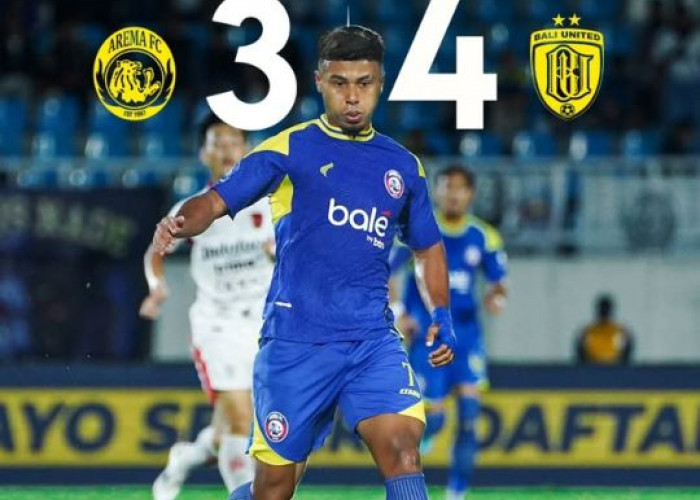 BRI Super League: Hasil Arema FC vs Bali United Dramatis Skor 4-3