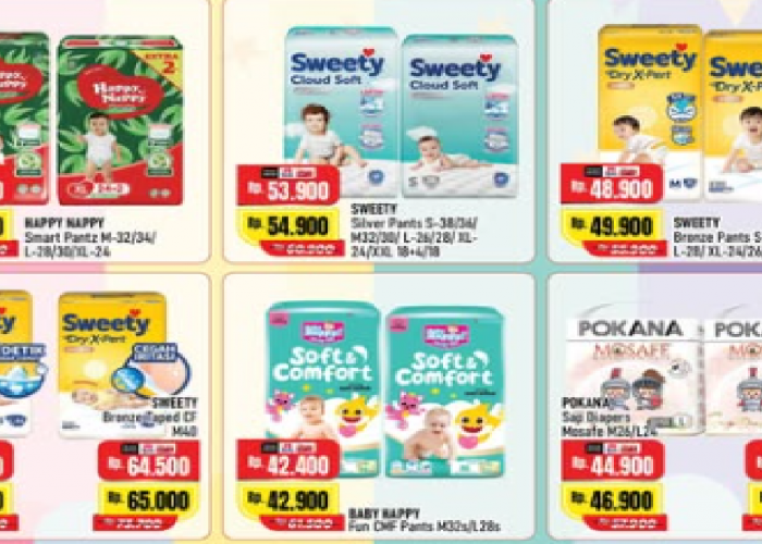 Promo Popok Bayi Murah Mei 2026 di Alfamidi & Superindo: Diskon hingga 40%!