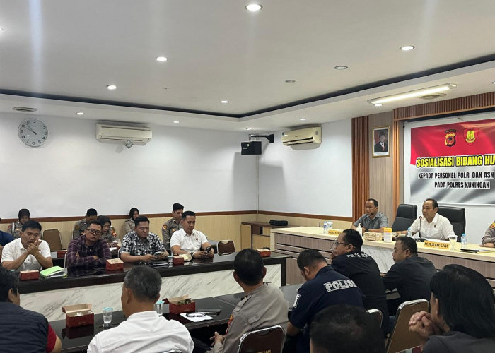 KUHP-KUHAP Baru Mulai Berlaku, Polres Kuningan Gencarkan Sosialisasi Ke Anggota