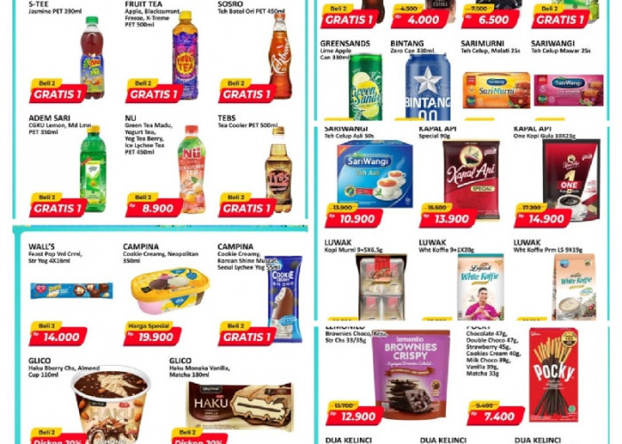 Promo Gantung Periode 27 Maret hingga 2 April Terbaru di JSM Alfamart, Produk Beli 2 Gratis 1!