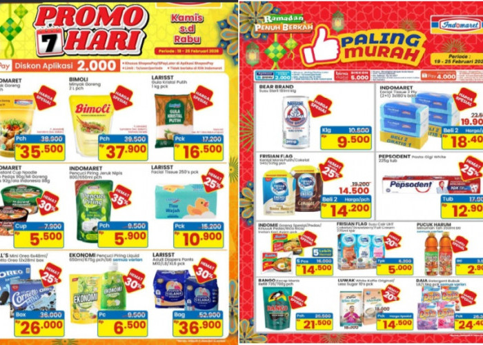 Paling Murah sampai Promosi Berhadiah Diskon 35%, Promo Belanja Indomaret Terbaru Hari Ini - 25 Februari 2026