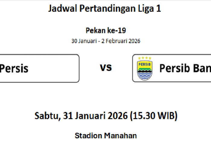 Persis vs Persib Bandung, Pertemuan Peringkat Terbawah dan Puncak Klasemen, Jadwal Pertandingan & Head-to-Head