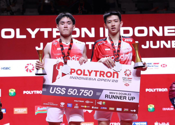 Perjuangan Raymond/Joaquin Kandas di Final Indonesia Open 2026 Lawan Wakil Malaysia