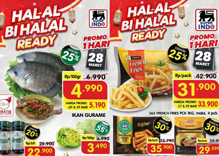 Promo Superindo Maret 2026: Belanja Hemat Persiapan Halal Bi Halal, Ikan Gurame Hanya Rp4.000-an!