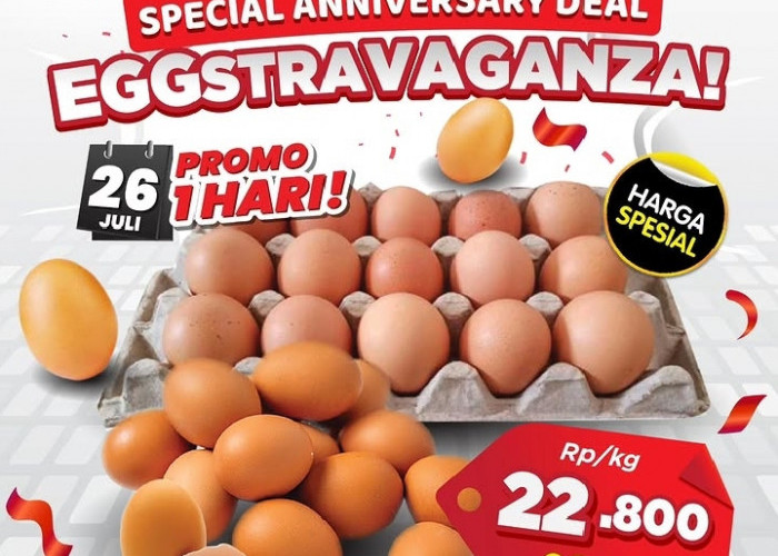 Promo Superindo Terbaru Akhir Juli 2026: Telur Ayam Negeri Rp22.800/kg & Salmon Fillet Fresh Harga Spesial!