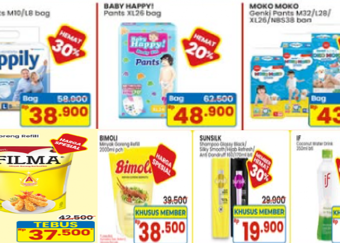 Diskon hingga 50%, Promo JSM Indomaret 6-8 Februari 2026, Minyak Hanya Rp 36.400, Popok Bayi Rp 44.500