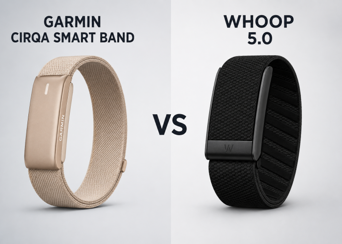 Garmin CIRQA Smart Band vs WHOOP 5.0: Adu Fitur, Baterai, dan Harga