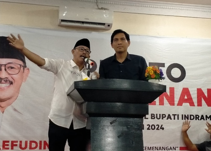 Unggul Telak, Lucky-Syaefudin Sampaikan Pidato Kemenangan