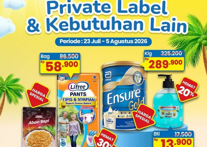 Promo Indomaret Super Hemat Periode 23 Juli - 5 Agustus 2026: Susu Ensure Gold & Popok Lifree Diskon 30%!