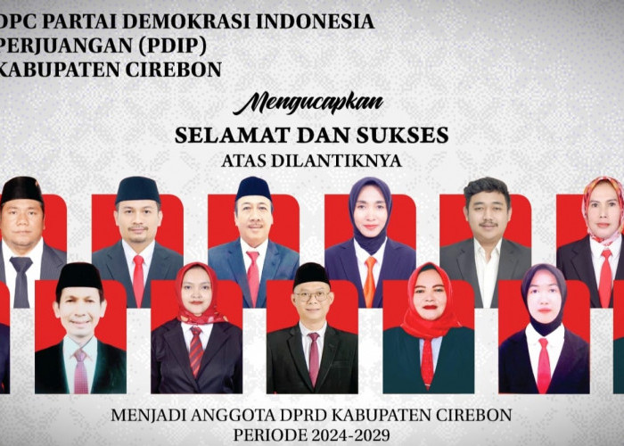 PDIP Dominasi Kursi DPRD Kabupaten Cirebon Periode 2024-2029