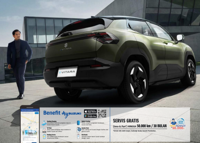 Mau Pesan Suzuki Vitara di IIMS 2026? Simak Promo Servis Gratis dan Jadwal Pengiriman Unitnya