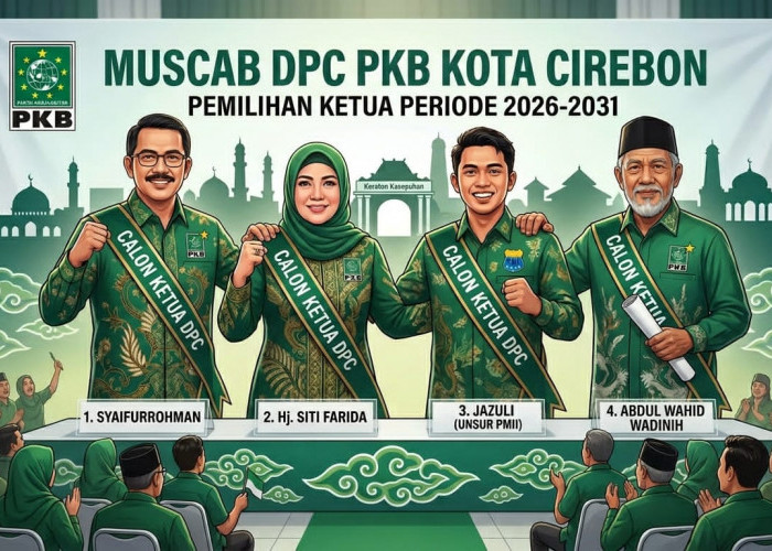 Empat Kandidat Ketua DPC PKB Kota Cirebon Siap Lanjut ke Tahap Wawancara DPP