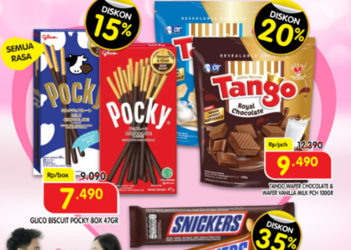 Promo Superindo Isi Keranjang Buat yang Tersayang : Cokelat Valentine's Diskon hingga 35%