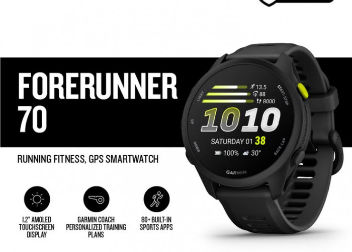 Garmin Forerunner 70: Dilengkapi GPS & 80+ Mode Olahraga, Berapa Harganya?