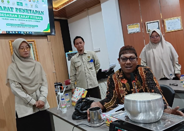 Baznas Kota Cirebon Tetapkan Besaran Zakat Fitrah di Kota Cirebon untuk Tahun 1446 H