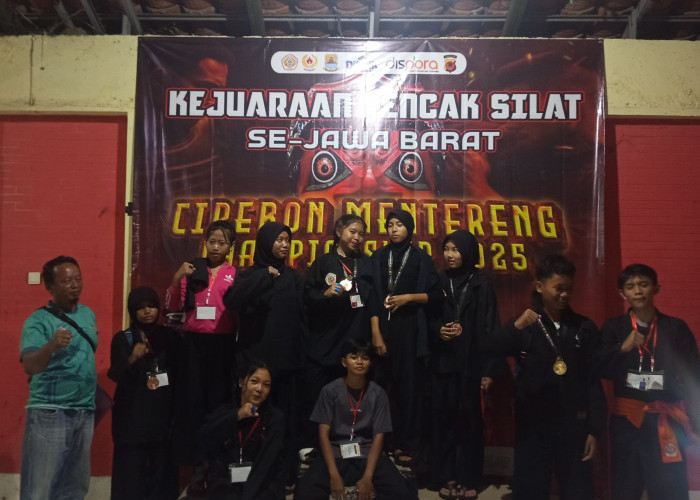 9 Pesilat SMPN 1 Mandirancan Borong Medali di Cirebon Mentereng