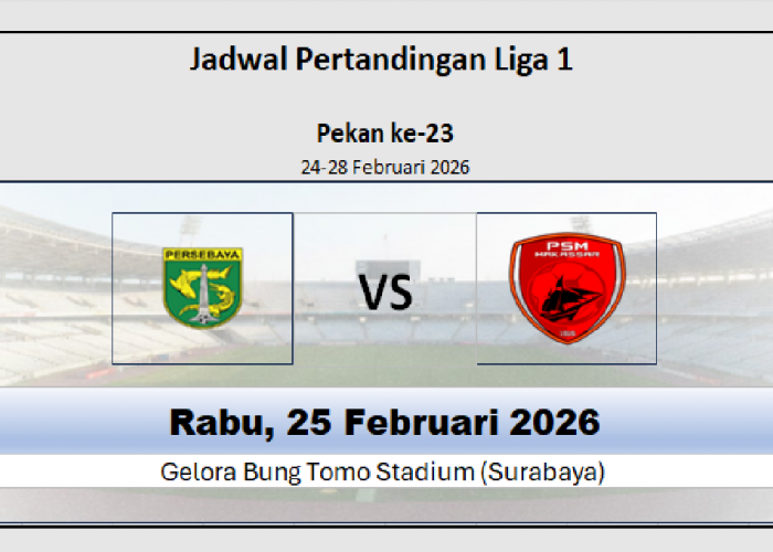 Jadwal Super League: Persebaya vs PSM Makassar, Catatan Head to Head Liga 1 Sering Imbang