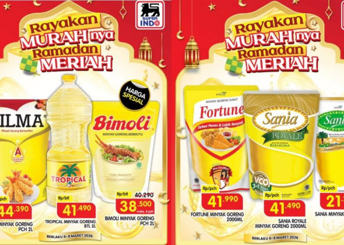 Promo Superindo Terbaru 6-8 Maret 2026: Borong Minyak Goreng 2L Mulai Rp36 Ribuan Saja!