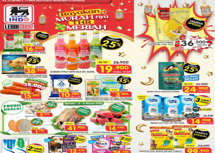 Serbu Promo Superindo Sampai 11 Maret 2026: Kanzler Nugget Rp 38.900 dan Mamy Poko Diapers Diskon Gede!
