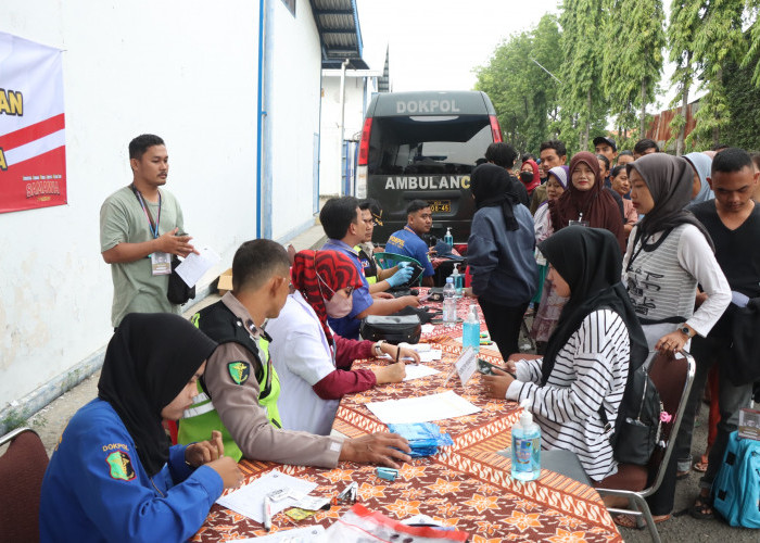 Petugas Sorlip Surat Suara Jalani Tes Kesehatan