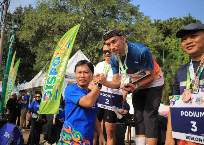 Kota Cirebon Pimpin Klasemen Porsenitas dengan Borong Empat Medali di Lari 10K