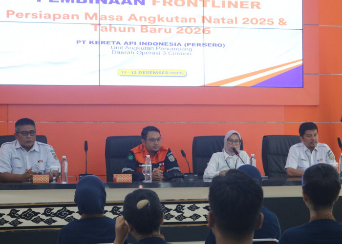 Sambut Nataru 2025-2026, Daop 3 Cirebon Gelar Pembinaan Frontliner